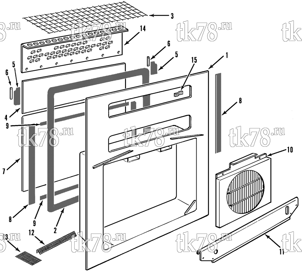 Каталог запчастей для Thermo King  FRAME GROUP