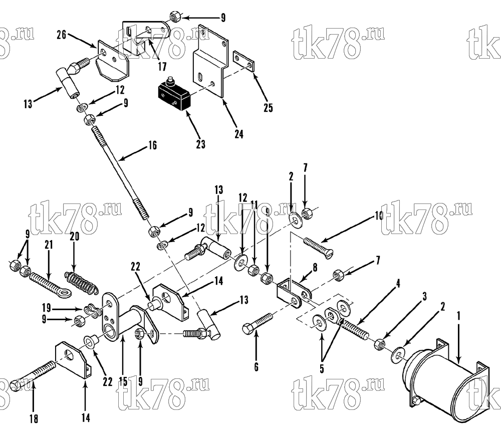 Каталог запчастей для Thermo King  THROTTLE SOLENOID GROUP