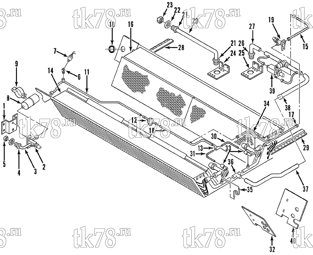 Каталог запчастей для Thermo King NSD-II REFRIGERATION - EVAPORATOR (NSD-II M2)