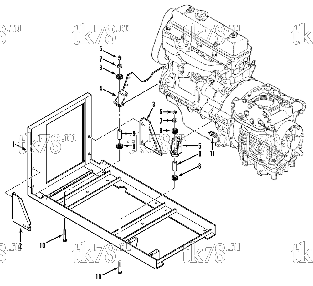 Каталог запчастей для Thermo King NSD-II POWER PACK GROUP
