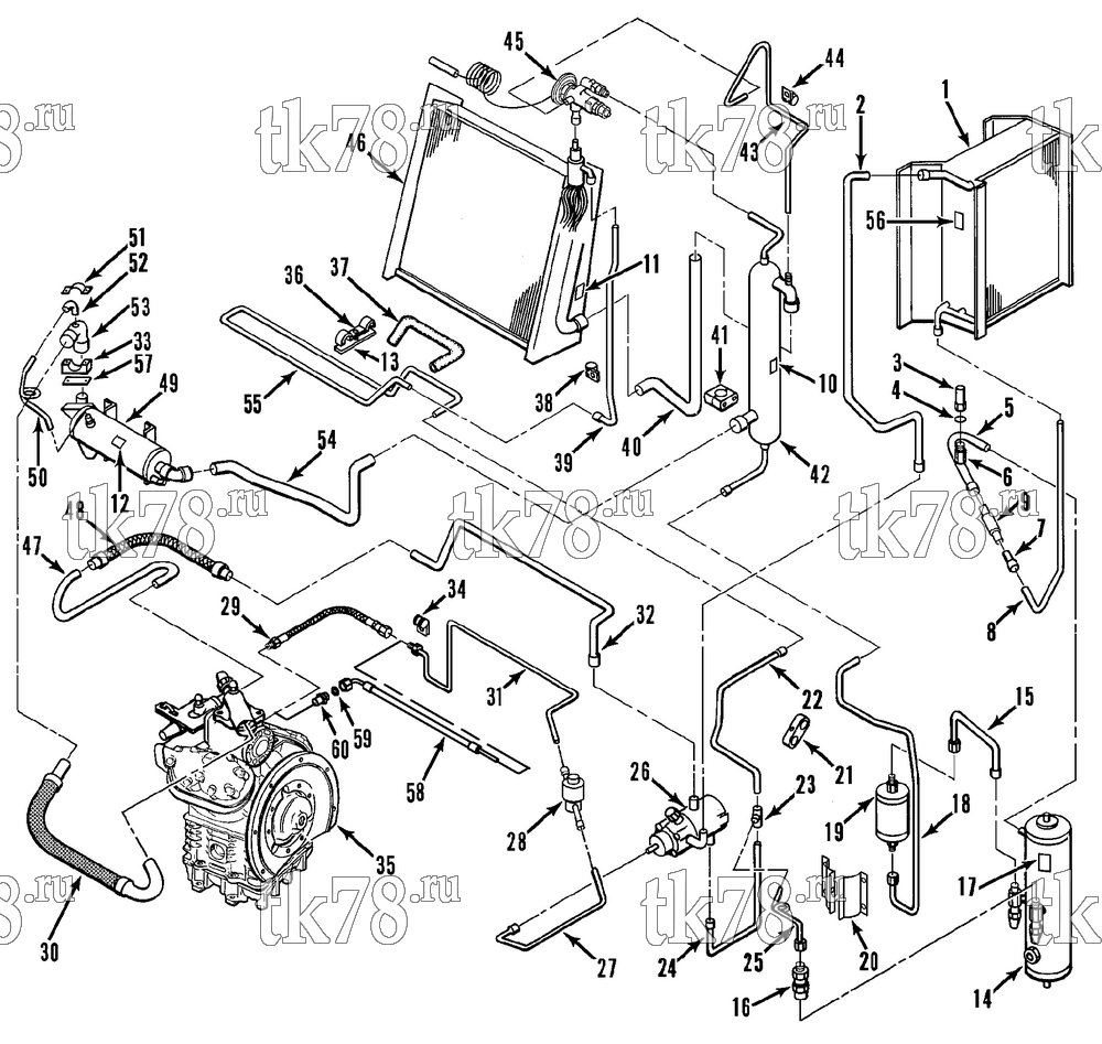 Каталог запчастей для Thermo King  REFRIGERATION COMPONENTS (SB-III SLE 30 & 50)