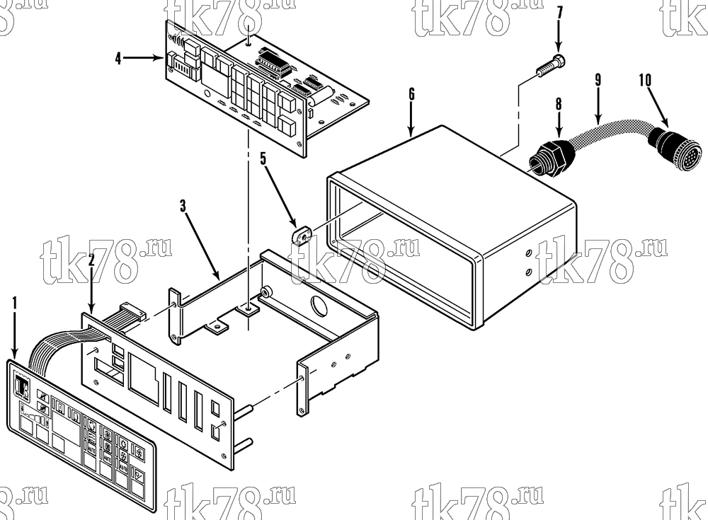 Каталог запчастей для Thermo King NSD-II CONTROL PANEL - DRIVER (Before 12/92)