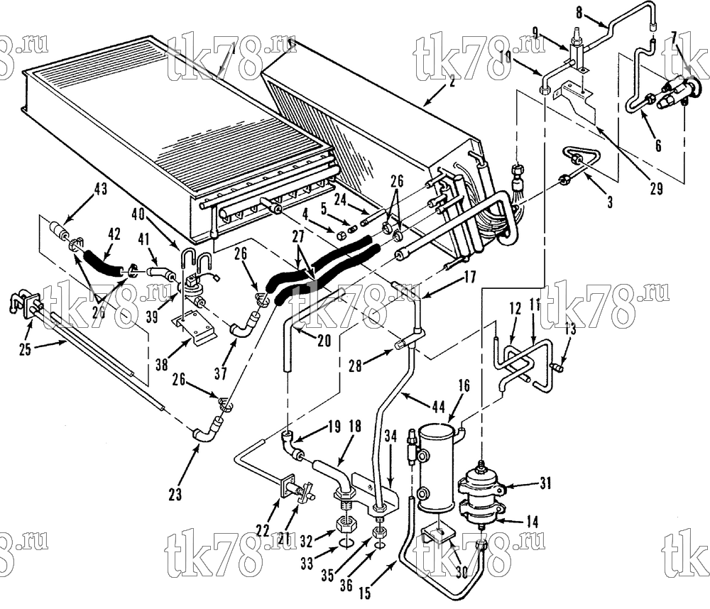 Каталог запчастей для Thermo King  REFRIGERATION/HEATING COMPONENTS