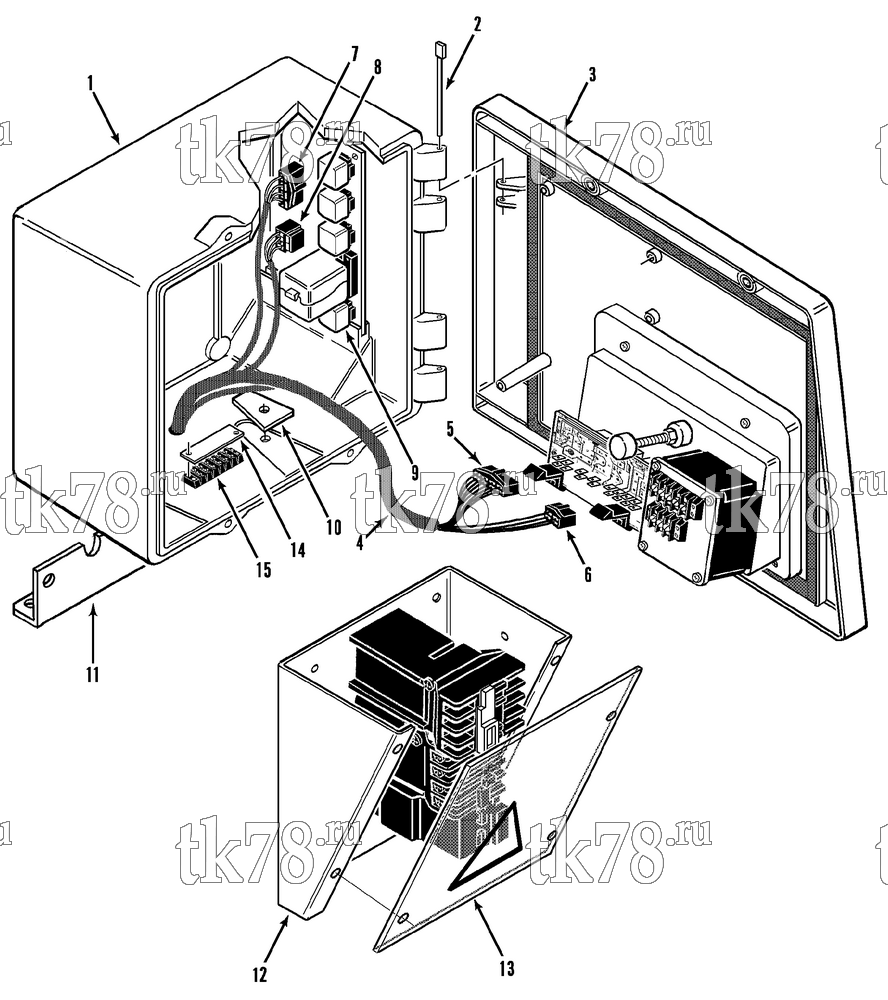 Каталог запчастей для Thermo King  CONTROL BOX ASSEMBLY (1/93 & After)