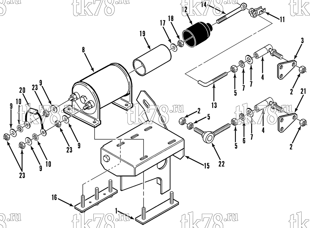 Каталог запчастей для Thermo King JD-II THROTTLE SOLENOID GROUP