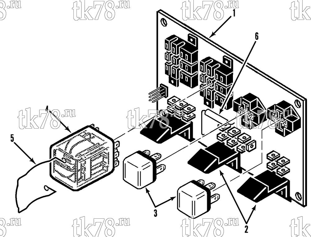 Каталог запчастей для Thermo King  RELAY BOARD ASSEMBLY