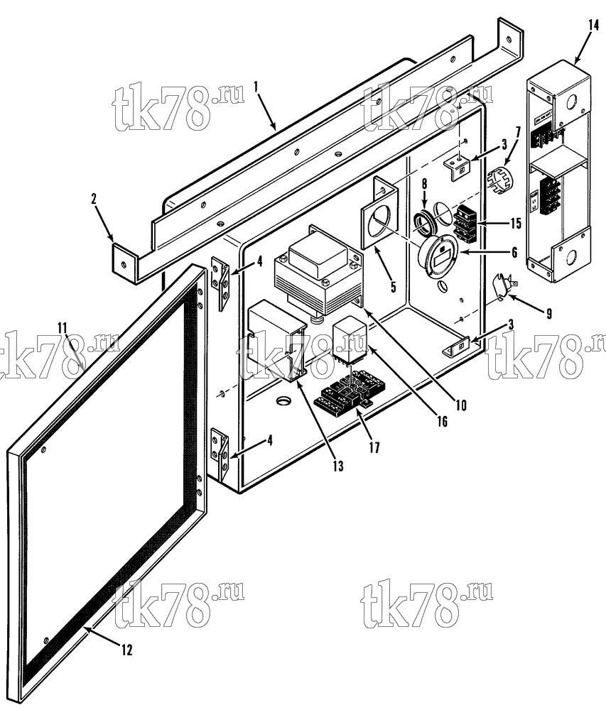 Каталог запчастей для Thermo King  CONTROL BOX (B/M 057018 & 057020)