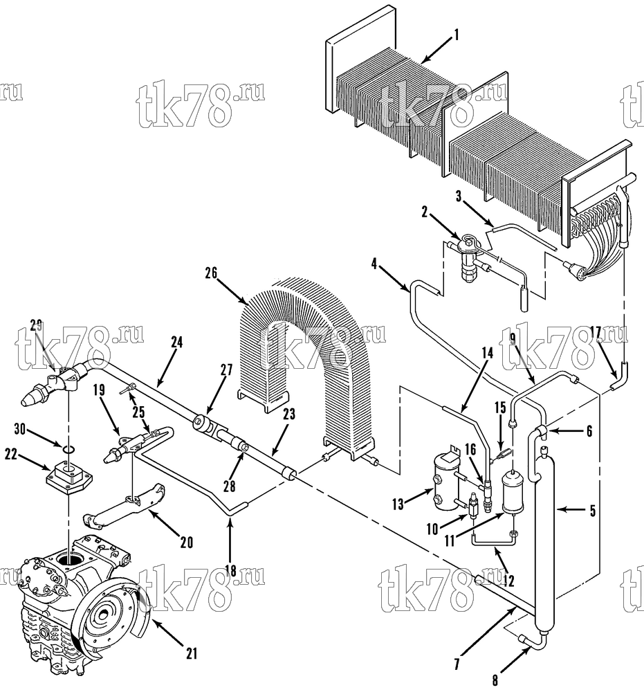 Каталог запчастей для Thermo King CF-III M9, M9A, M9B & M9C Prepared for Hapag Lloyd REFRIGERATION COMPONENTS (M9B, M9C)