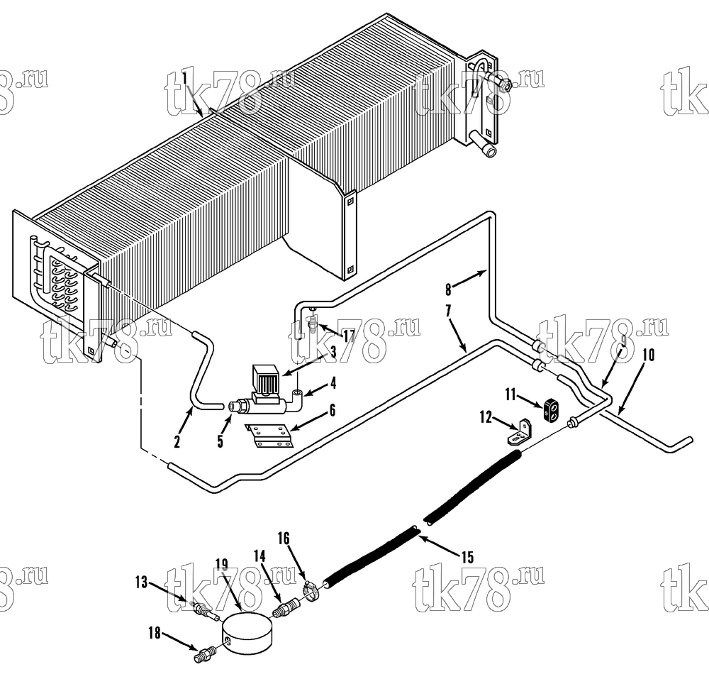 Каталог запчастей для Thermo King CD MAX & CD MAX EMEIA HOT WATER HEAT OPTION