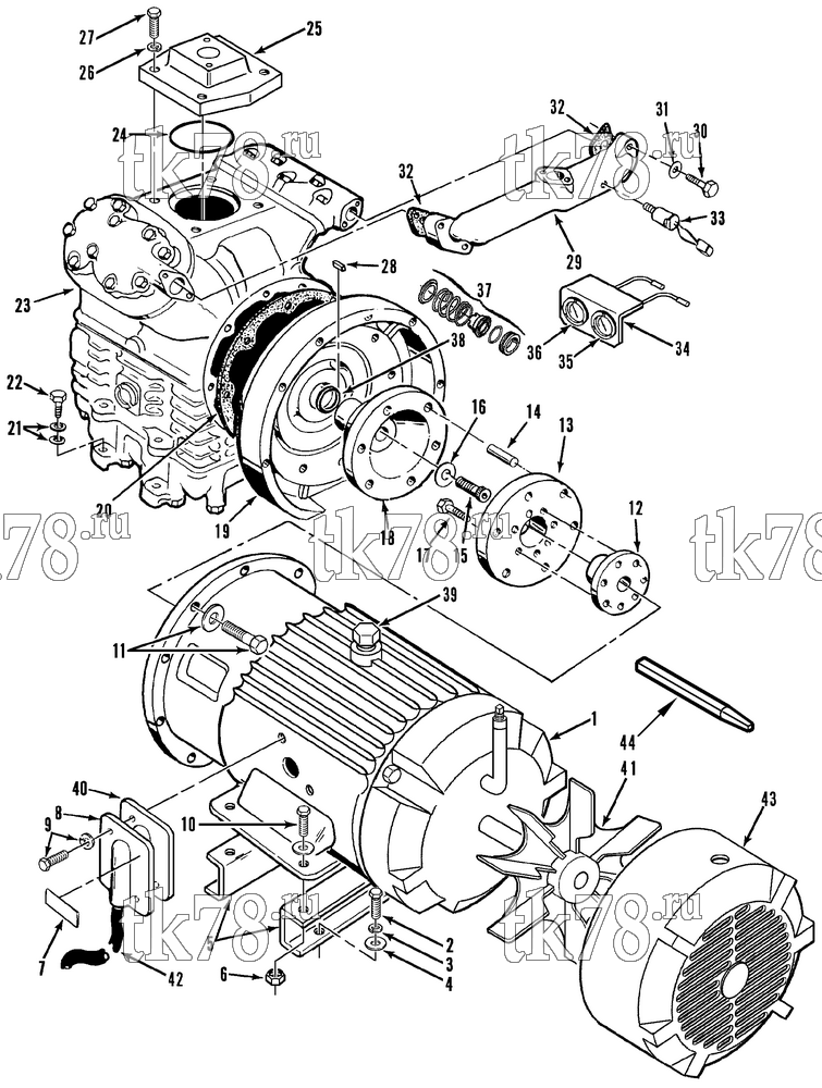 Каталог запчастей для Thermo King  POWER TRAY GROUP & GAUGES (M9B, M9C)