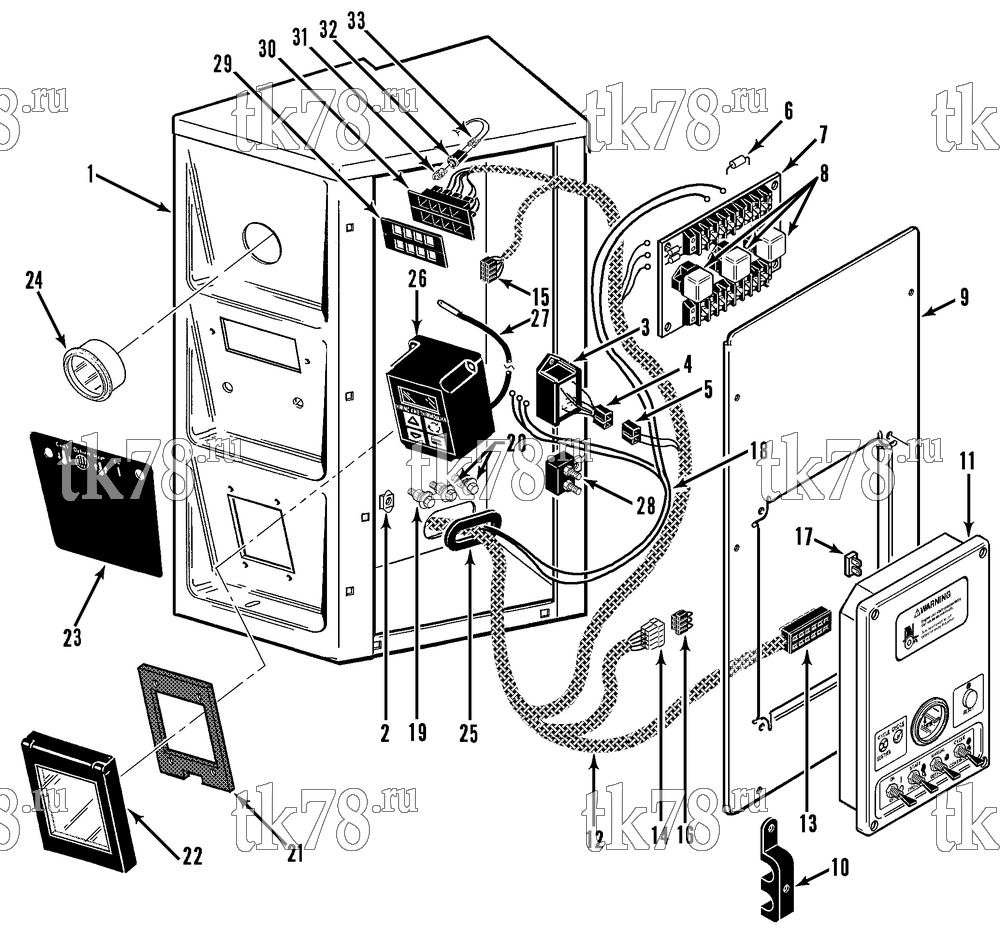 Каталог запчастей для Thermo King SB-III 30 MAX w/se 2.2 Engine CONTROL BOX (TF)