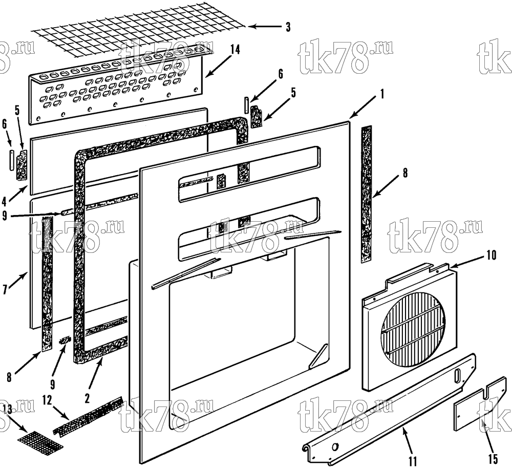 Каталог запчастей для Thermo King CF-III M9, M9A, M9B & M9C Prepared for Hapag Lloyd STRUCTURAL COMPONENTS