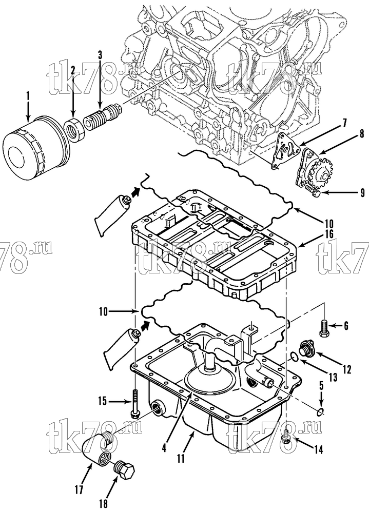 Каталог запчастей для Thermo King  OIL FILTER & PUMP
