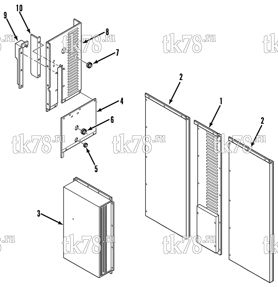 Каталог запчастей для Thermo King  BULKHEAD COMPONENTS