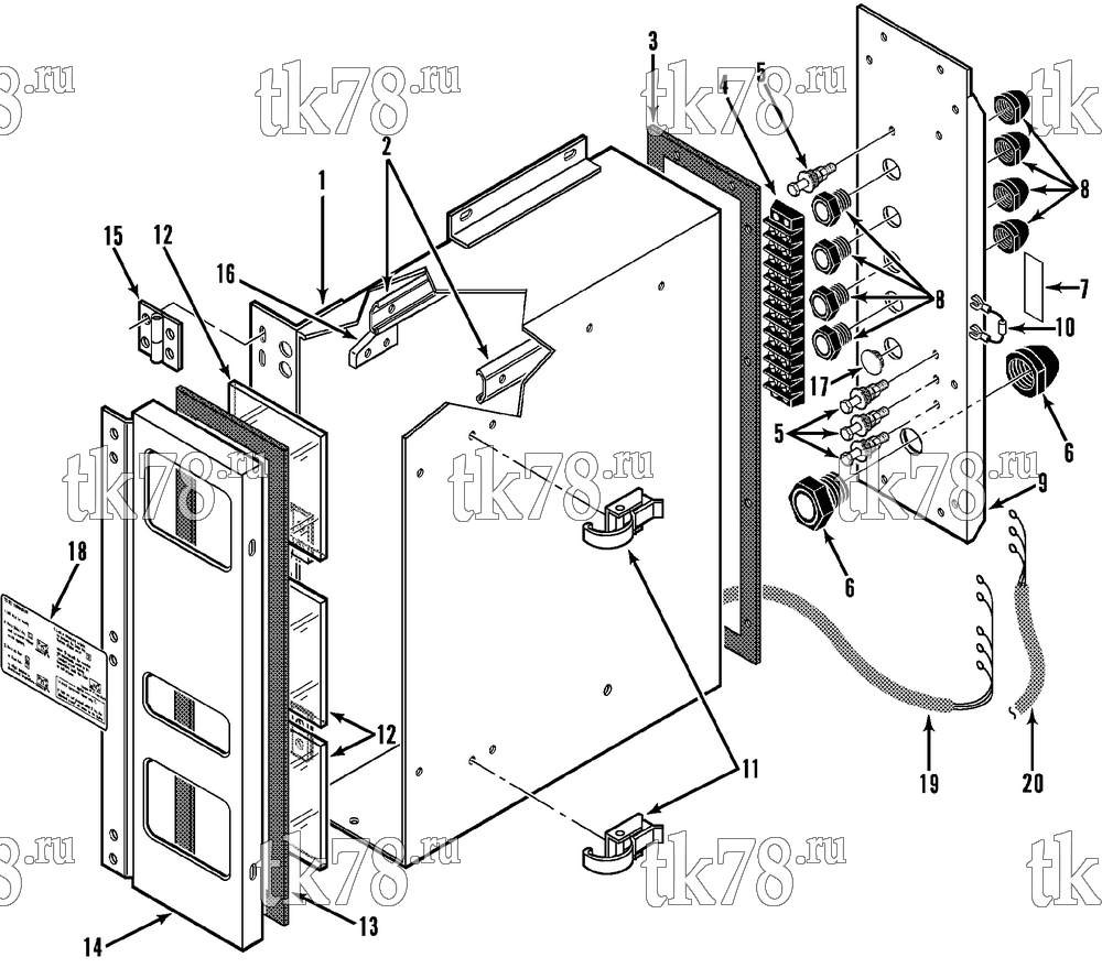 Каталог запчастей для Thermo King  CONTROL BOX GROUP