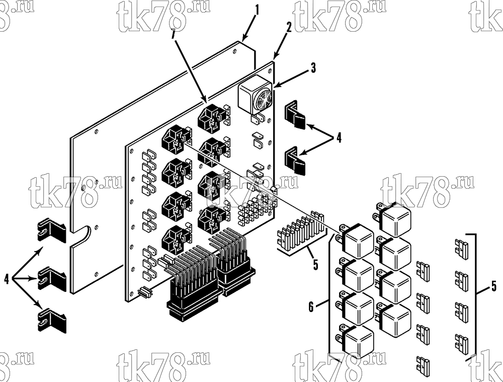 Каталог запчастей для Thermo King  RELAY BOARD ASSEMBLY