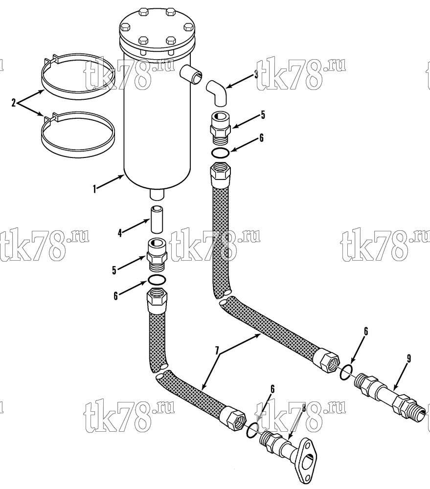 Каталог запчастей для Thermo King  SUCTION FILTER ASSEMBLY (UMD & URD, OPTIONAL)