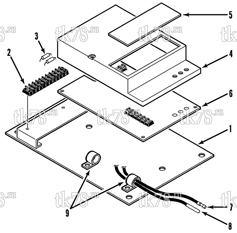 Каталог запчастей для Thermo King D3 1001V THERMOSTAT GROUP