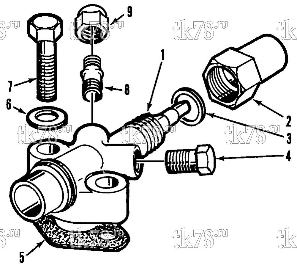 Каталог запчастей для Thermo King  DISCHARGE SERVICE VALVE