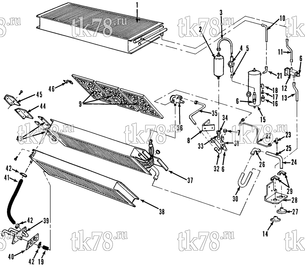 Каталог запчастей для Thermo King  REFRIGERATION COMPONENTS (M1, M2)