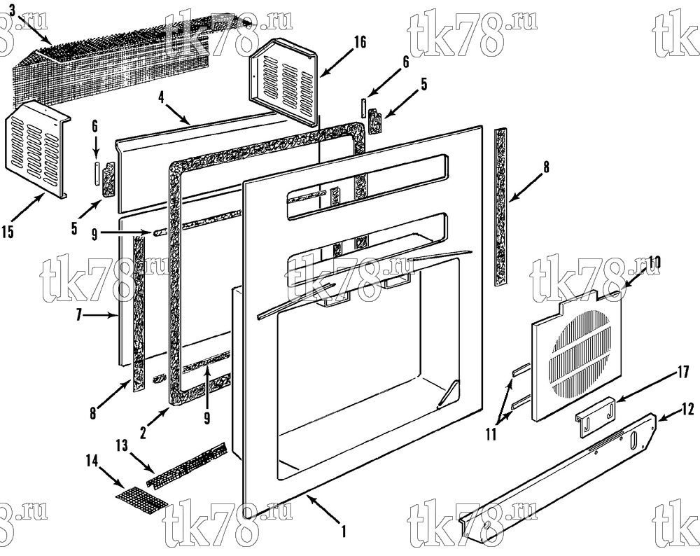 Каталог запчастей для Thermo King  STRUCTURAL COMPONENTS