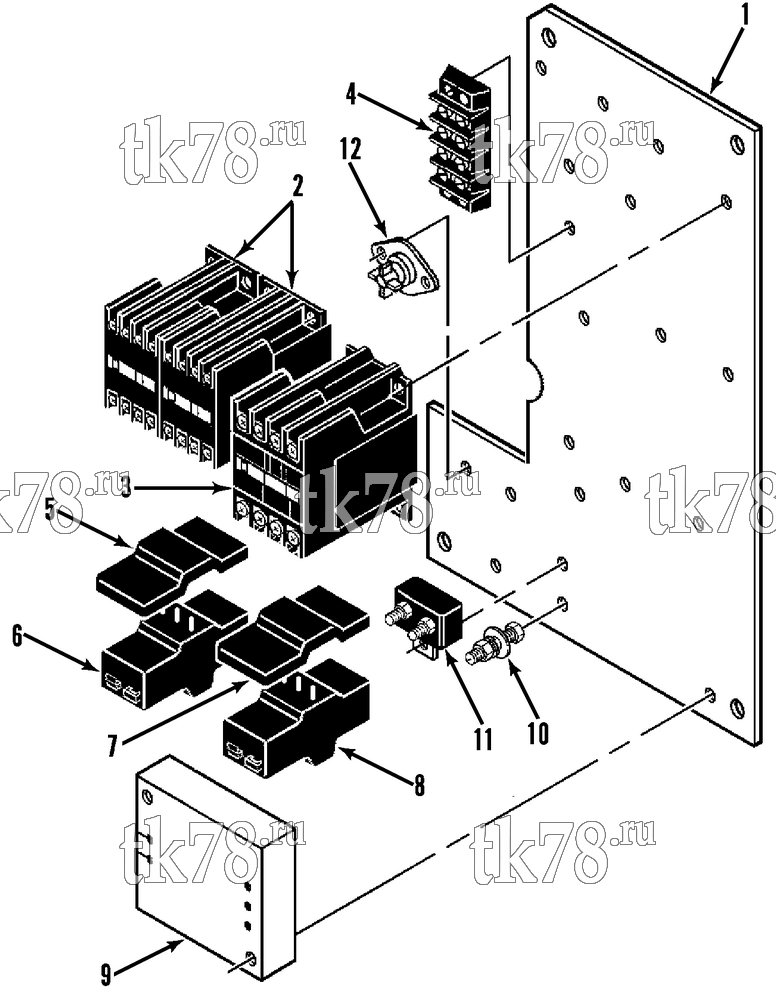 Каталог запчастей для Thermo King  HIGH VOLTAGE TRAY