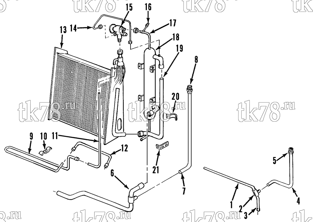 Каталог запчастей для Thermo King  REFRIGERATION COMPONENTS - EVAPORATOR