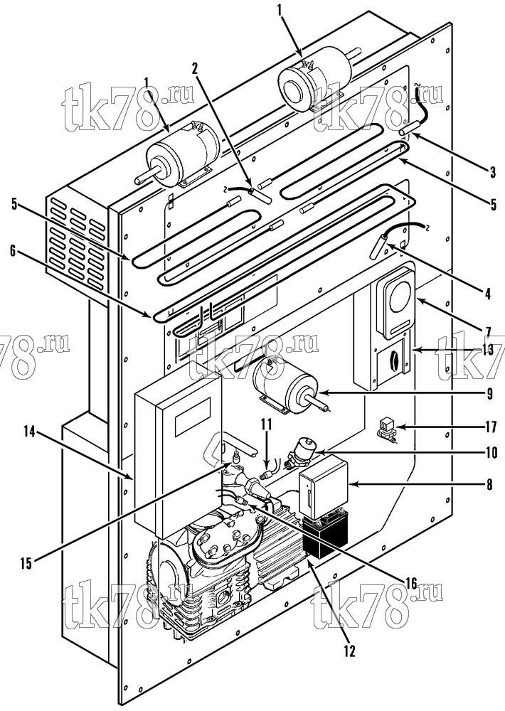 Каталог запчастей для Thermo King  ELECTRICAL COMPONENTS