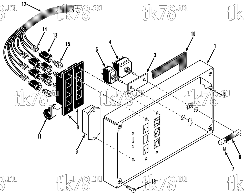 Каталог запчастей для Thermo King  COVER PANEL ASSEMBLY (50s)