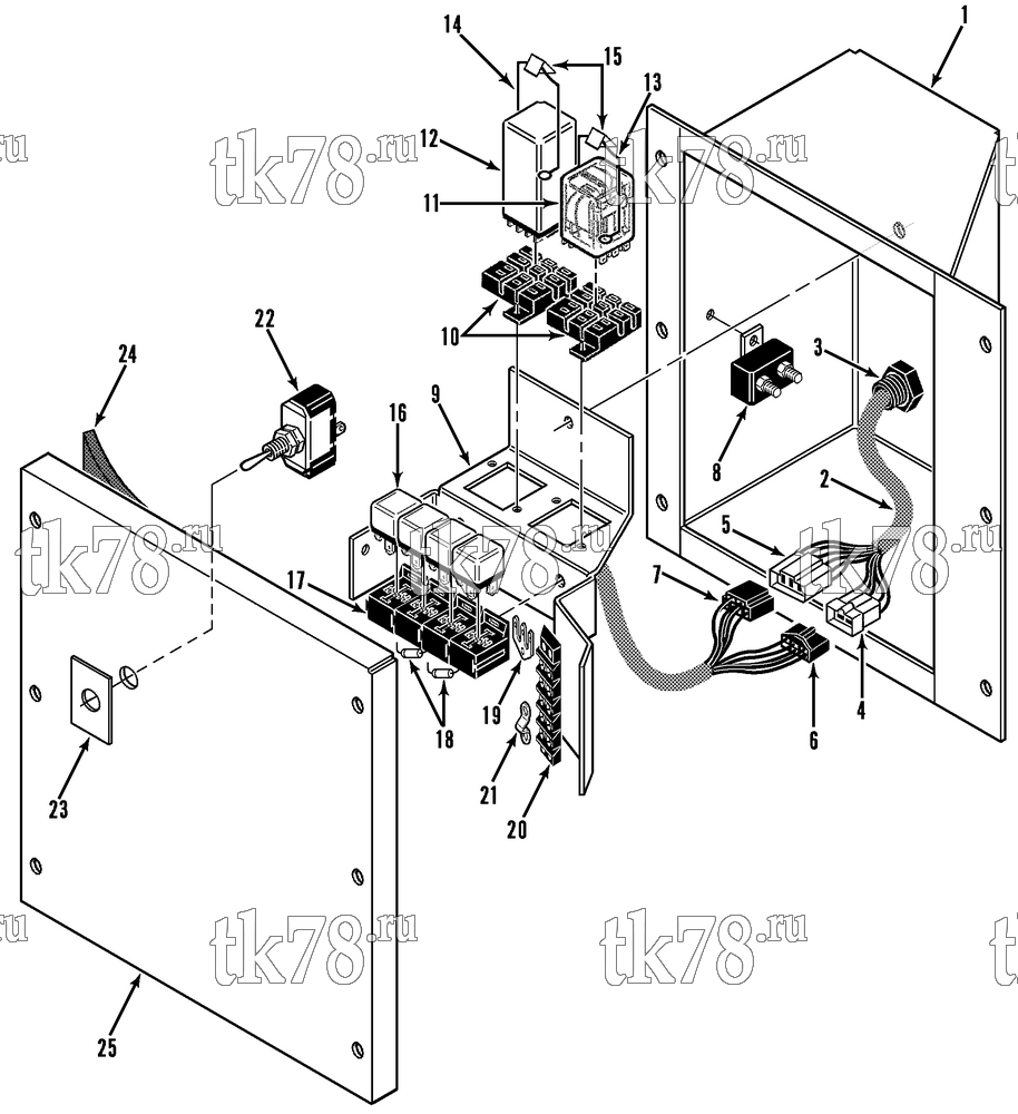 Каталог запчастей для Thermo King MTJ CONTROL BOX ASSEMBLY (12 & 24V)