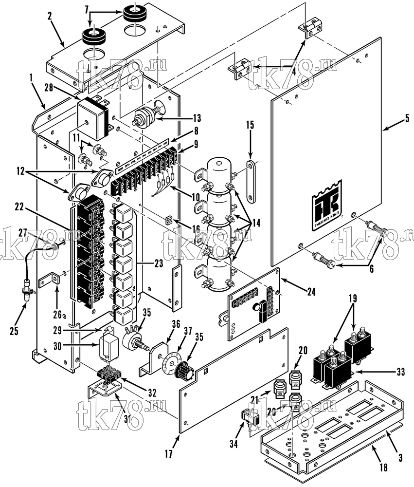 Каталог запчастей для Thermo King  EVAPORATOR CONTROL BOX (M5)