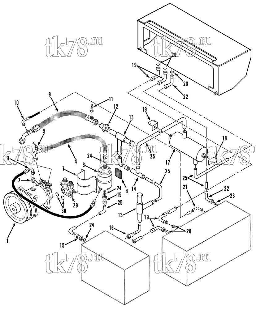 Каталог запчастей для Thermo King  INSTALLATION COMPONENTS (MTJ w/ POWER PACK)