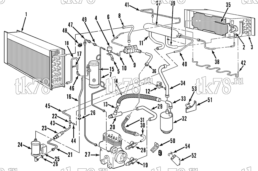 Каталог запчастей для Thermo King  REFRIGERATION COMPONENTS (3/1/93 & After)