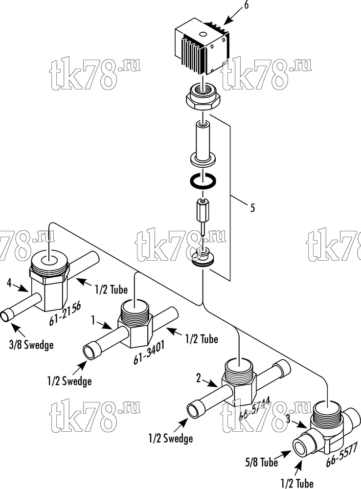 Каталог запчастей для Thermo King SB-III Multi-Temp SR+ w/se 2.2 Engine SOLENOID VALVE - NORMALLY CLOSED