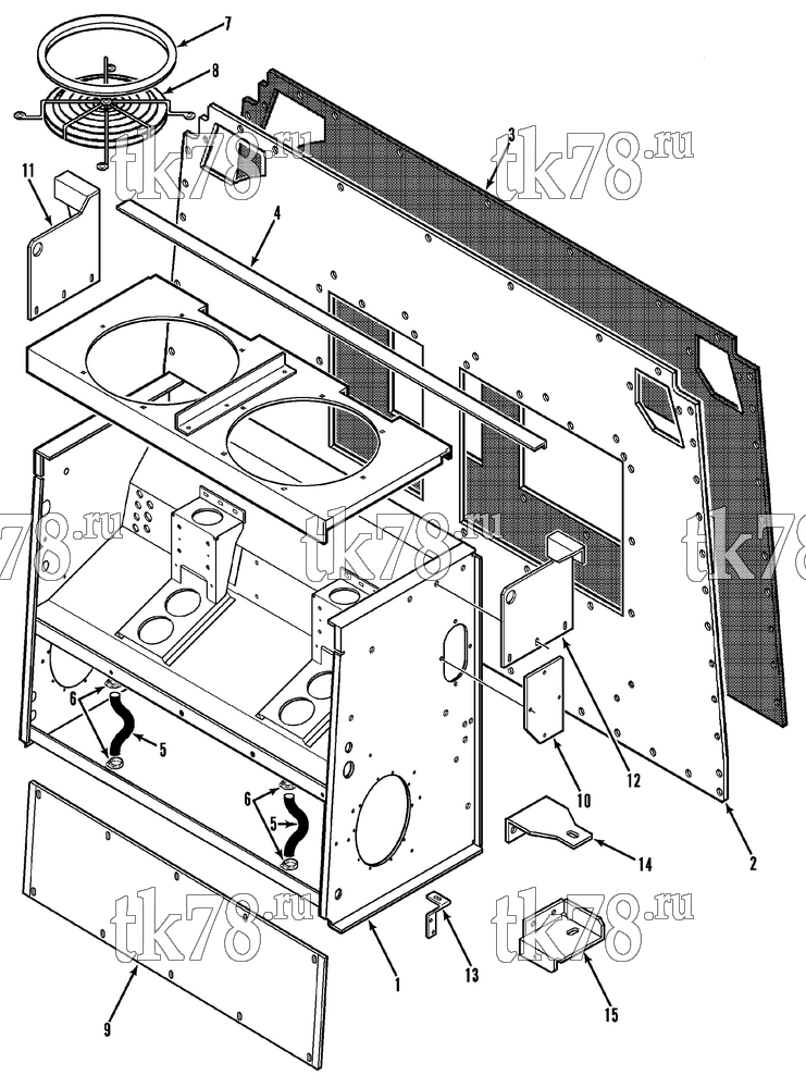 Каталог запчастей для Thermo King  STRUCTURAL COMPONENTS (M1, M4 to M6, M11 to M14A, M16, M21)