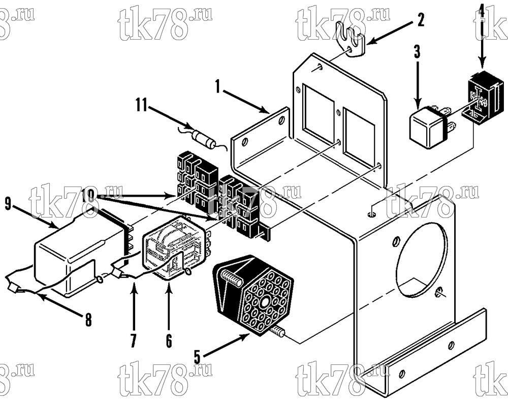 Каталог запчастей для Thermo King  RELAY ASSEMBLY (STBci2 10DR, Before 8/92)