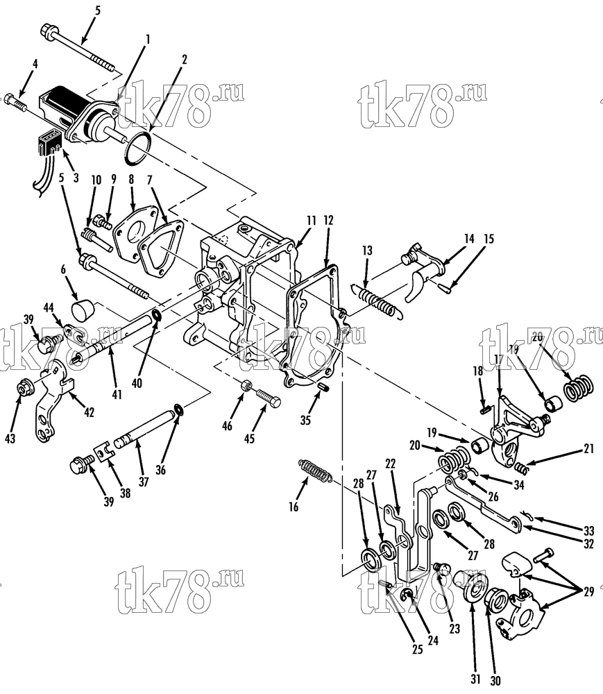 Каталог запчастей для Thermo King  GOVERNOR (10/91 & After)