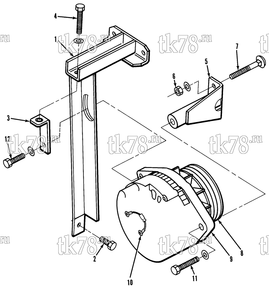 Каталог запчастей для Thermo King  ALTERNATOR (BOSCH MOUNTING)