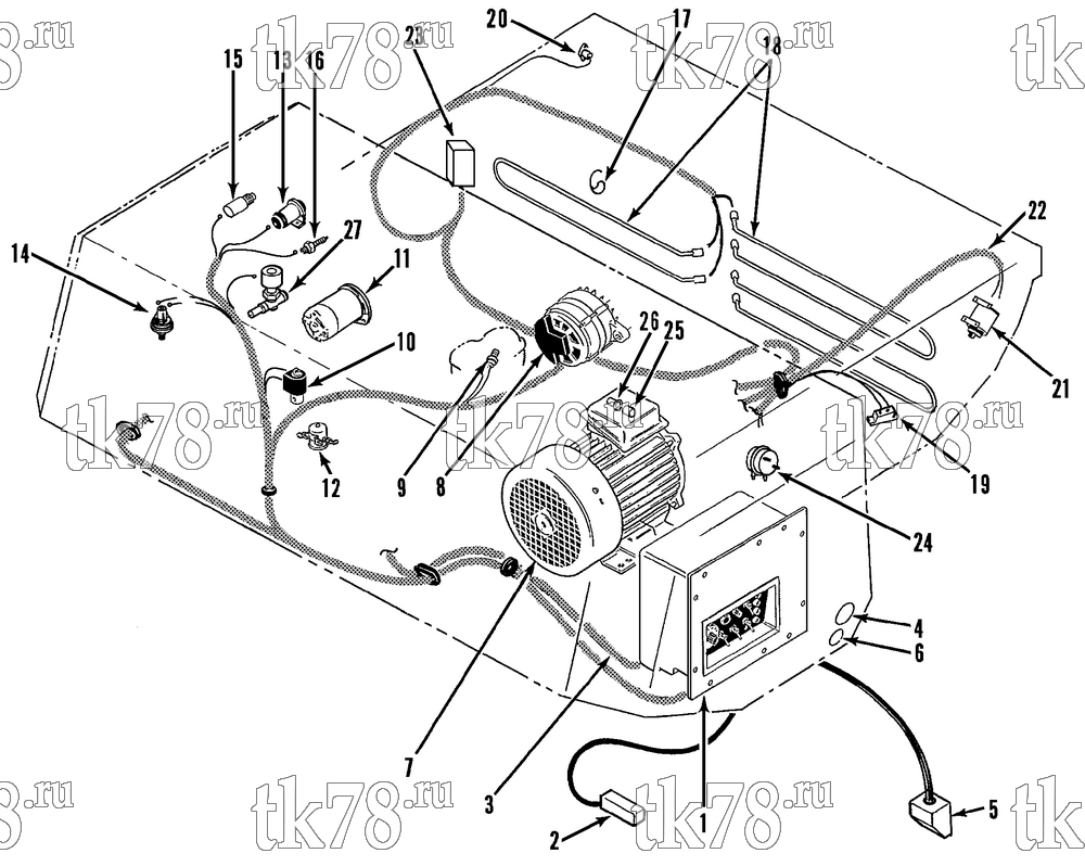 Каталог запчастей для Thermo King PGM MAX & PGM-II MAX ELECTRICAL COMPONENTS
