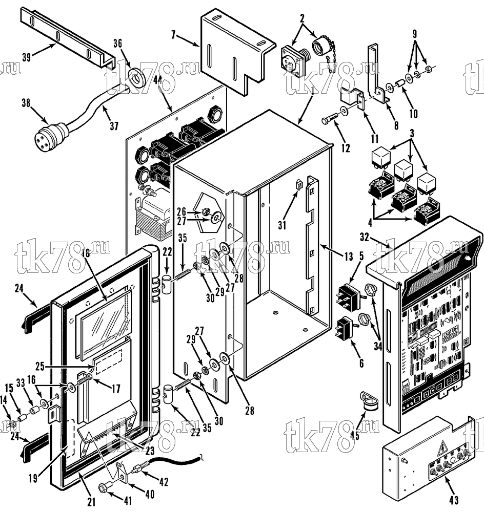 Каталог запчастей для Thermo King  CONTROL BOX (M37, M37.1 & M37.2)