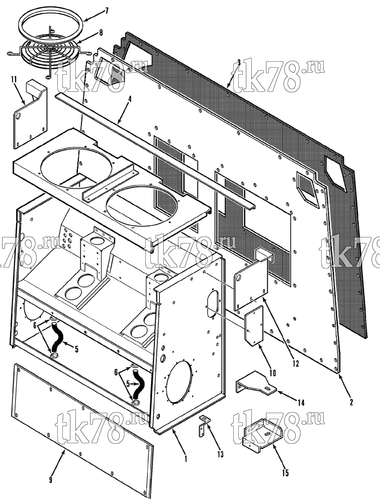 Каталог запчастей для Thermo King  STRUCTURAL COMPONENTS (M2, M3, M9, M10, M22, M23, M29)
