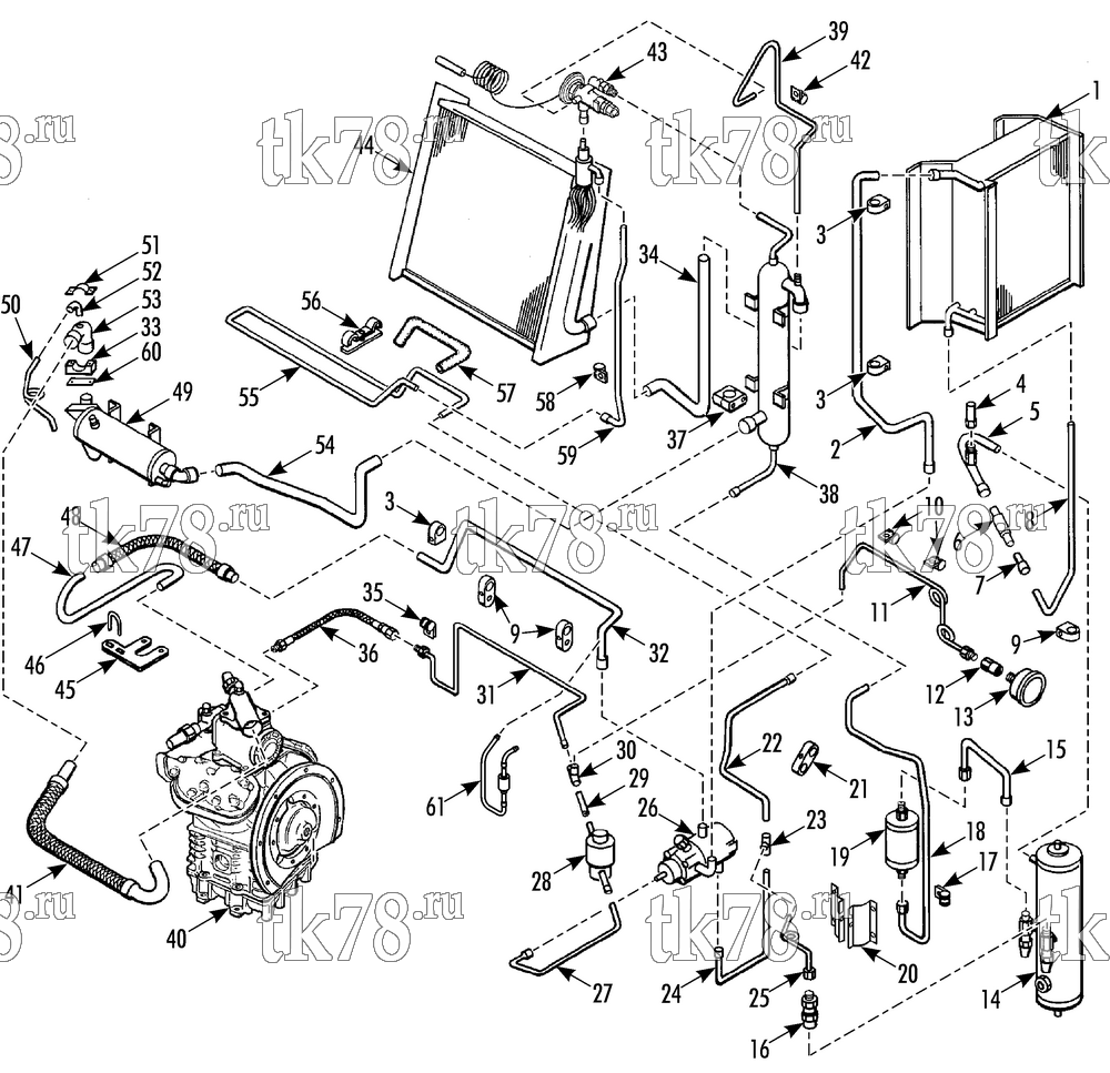 Каталог запчастей для Thermo King SB-III 30 MAX w/se 2.2 Engine REFRIGERATION COMPONENTS (SB-III 30 & 50)