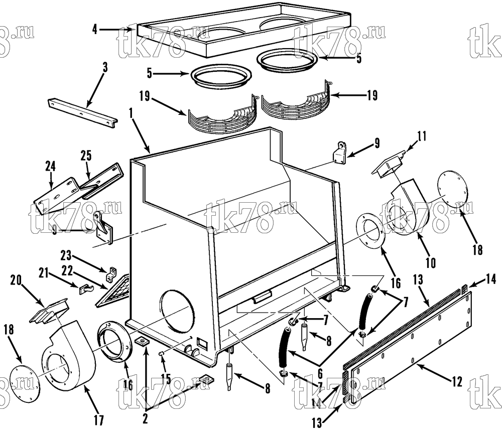 Каталог запчастей для Thermo King  STRUCTURAL COMPONENTS