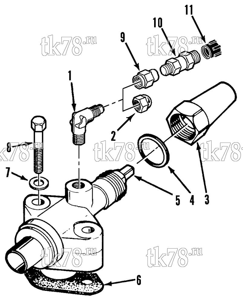 Каталог запчастей для Thermo King  DISCHARGE SERVICE VALVE