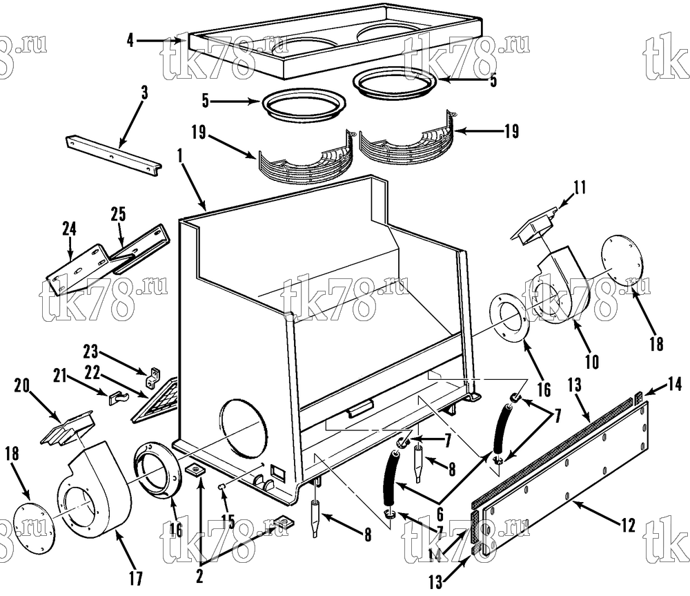 Каталог запчастей для Thermo King  STRUCTURAL COMPONENTS