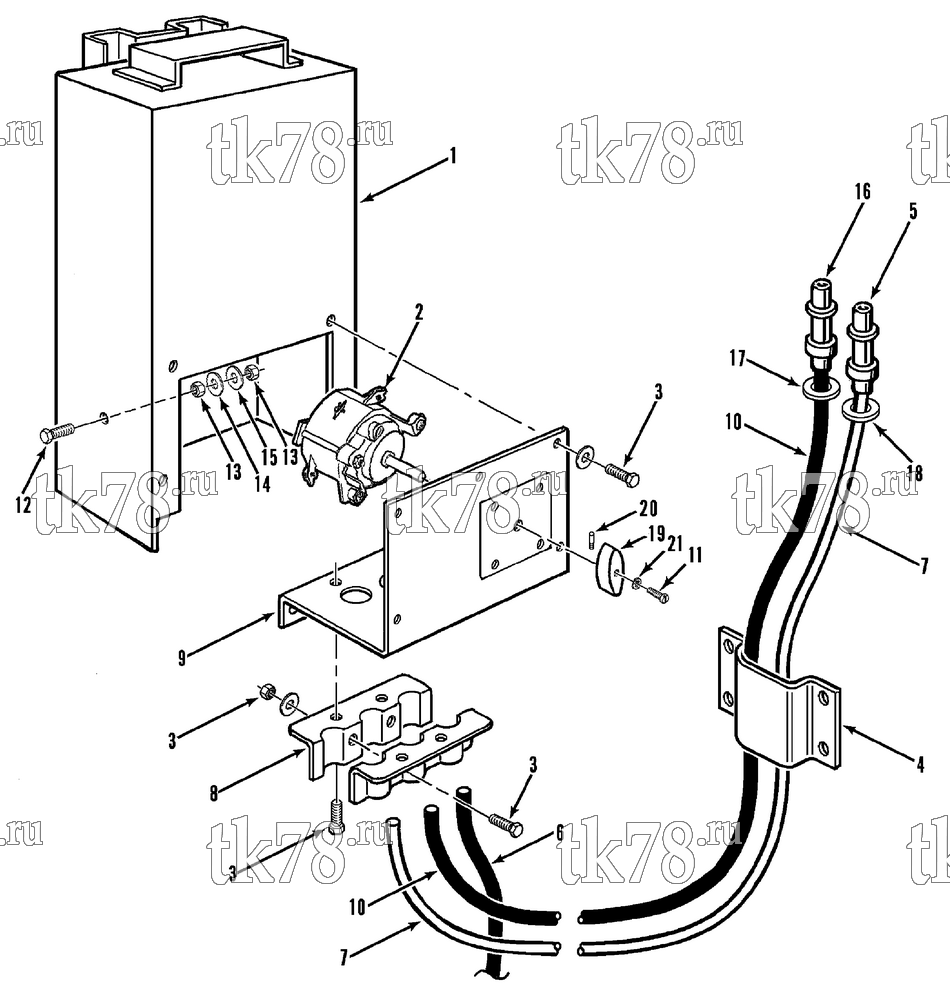 Каталог запчастей для Thermo King CF-II M32E, M32F, M32G & M32H TRANSFORMER GROUP