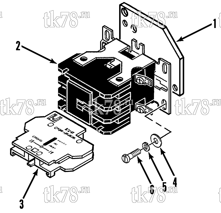Каталог запчастей для Thermo King CF-III M8 CONTACTOR KIT (40-489)