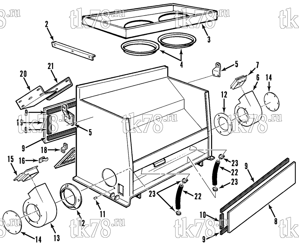 Каталог запчастей для Thermo King  STRUCTURAL COMPONENTS (M31)