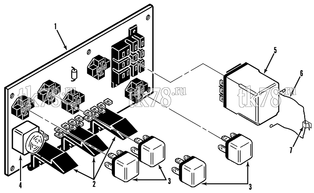 Каталог запчастей для Thermo King HK-III 30, HK-III HO & Fresh King w/2.49 Engine BOARD ASSEMBLY - PC