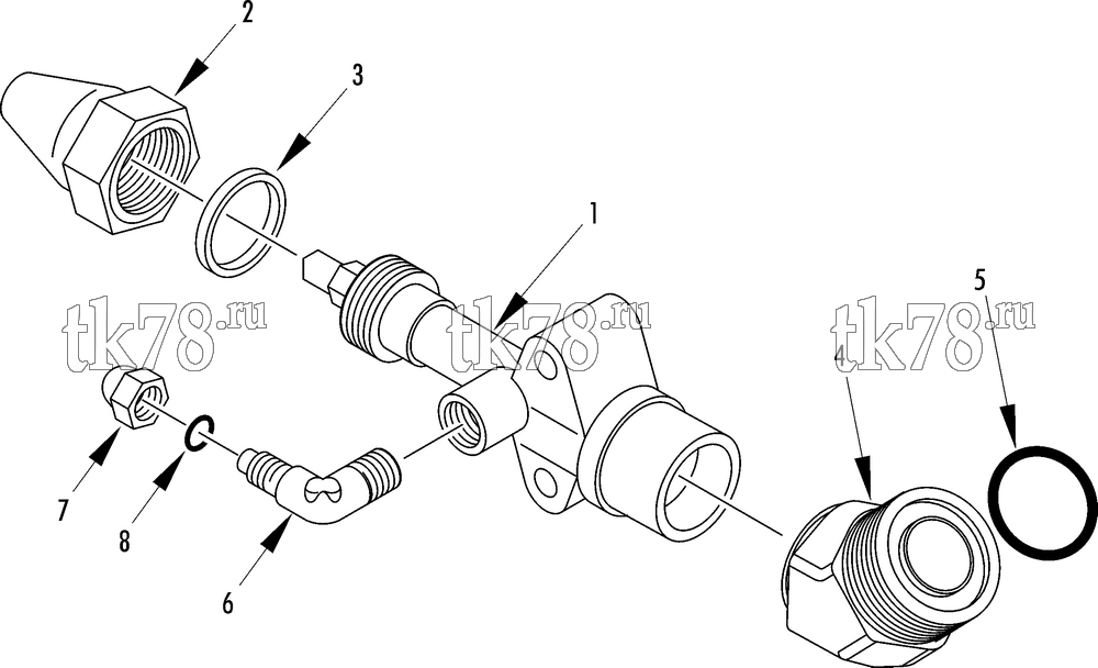Каталог запчастей для Thermo King T11-M54 VALVE ASSEMBLY - SUCTION